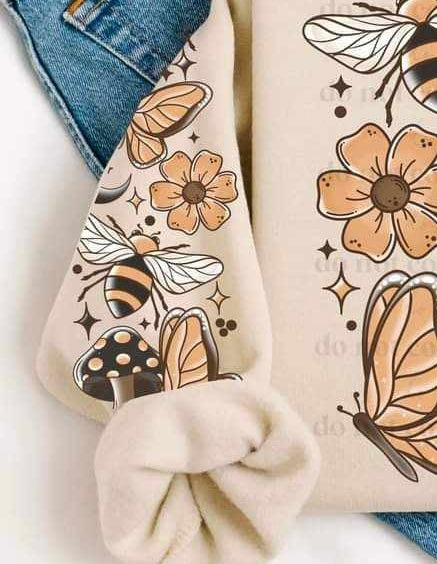 Celestial bees sleeve (CSC) 65599 DTF transfer