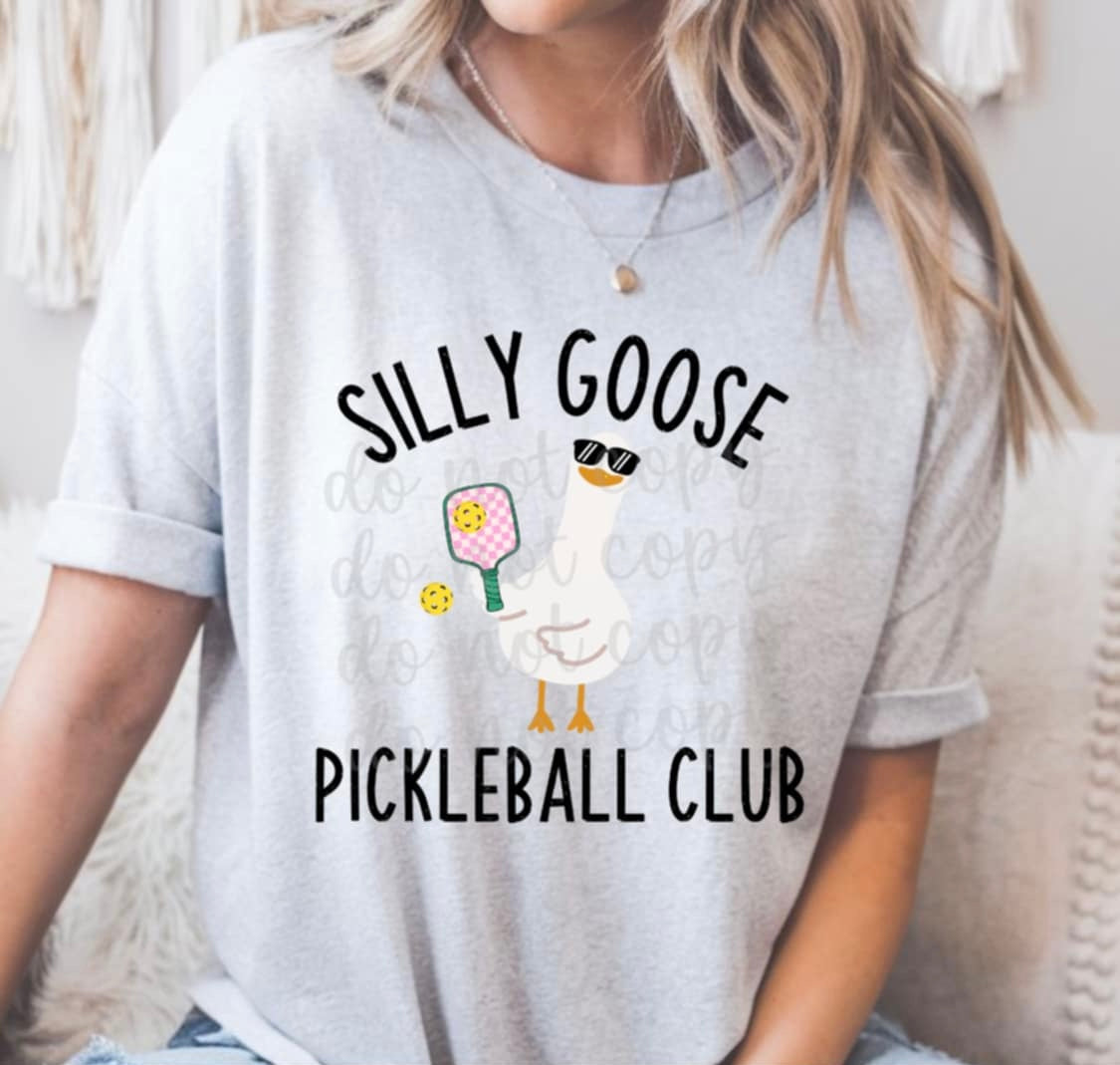 Silly goose pickleball club (Parker) 96938 DTF transfer