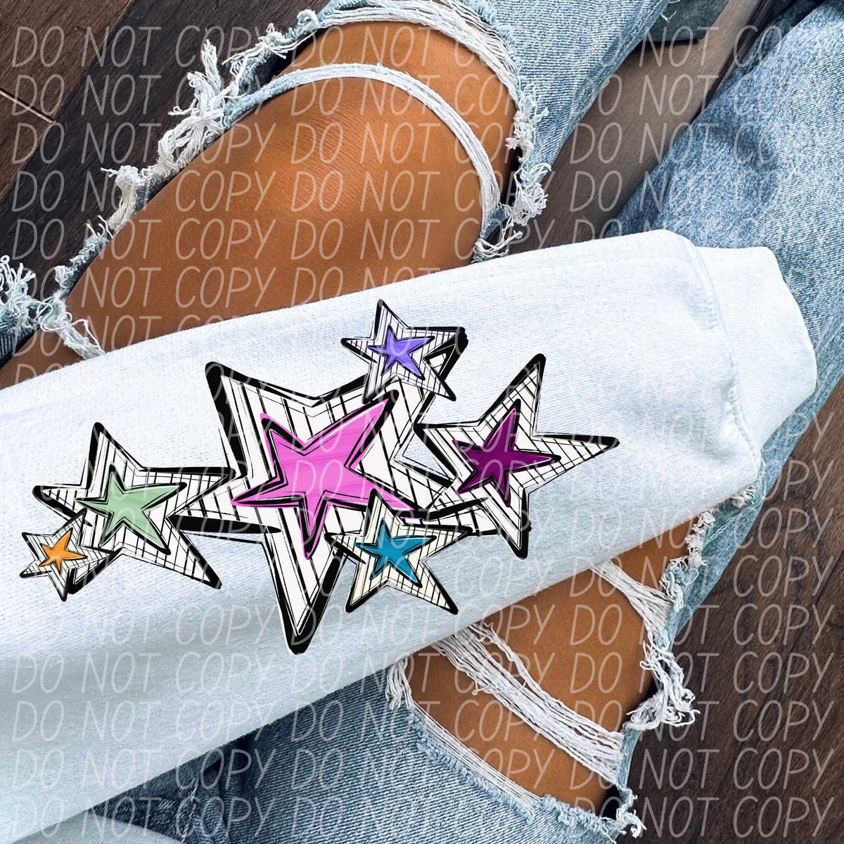 Mascot stars sleeve (CITY) 84958 DTF transfer