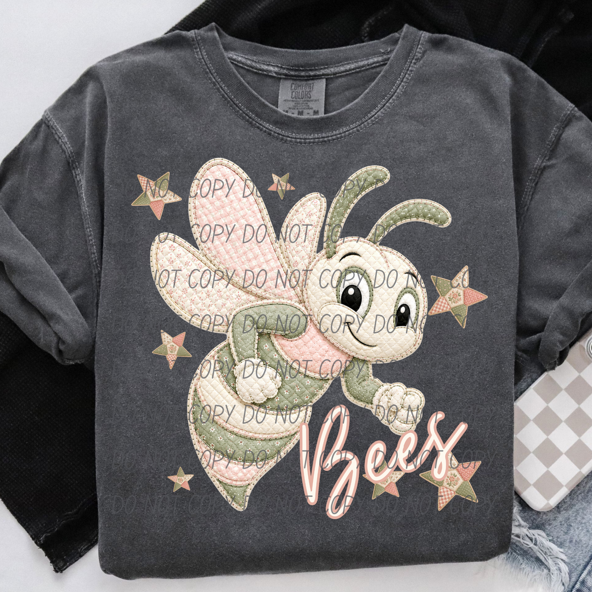 Bees meemaw mascot (City) DTF Transfer