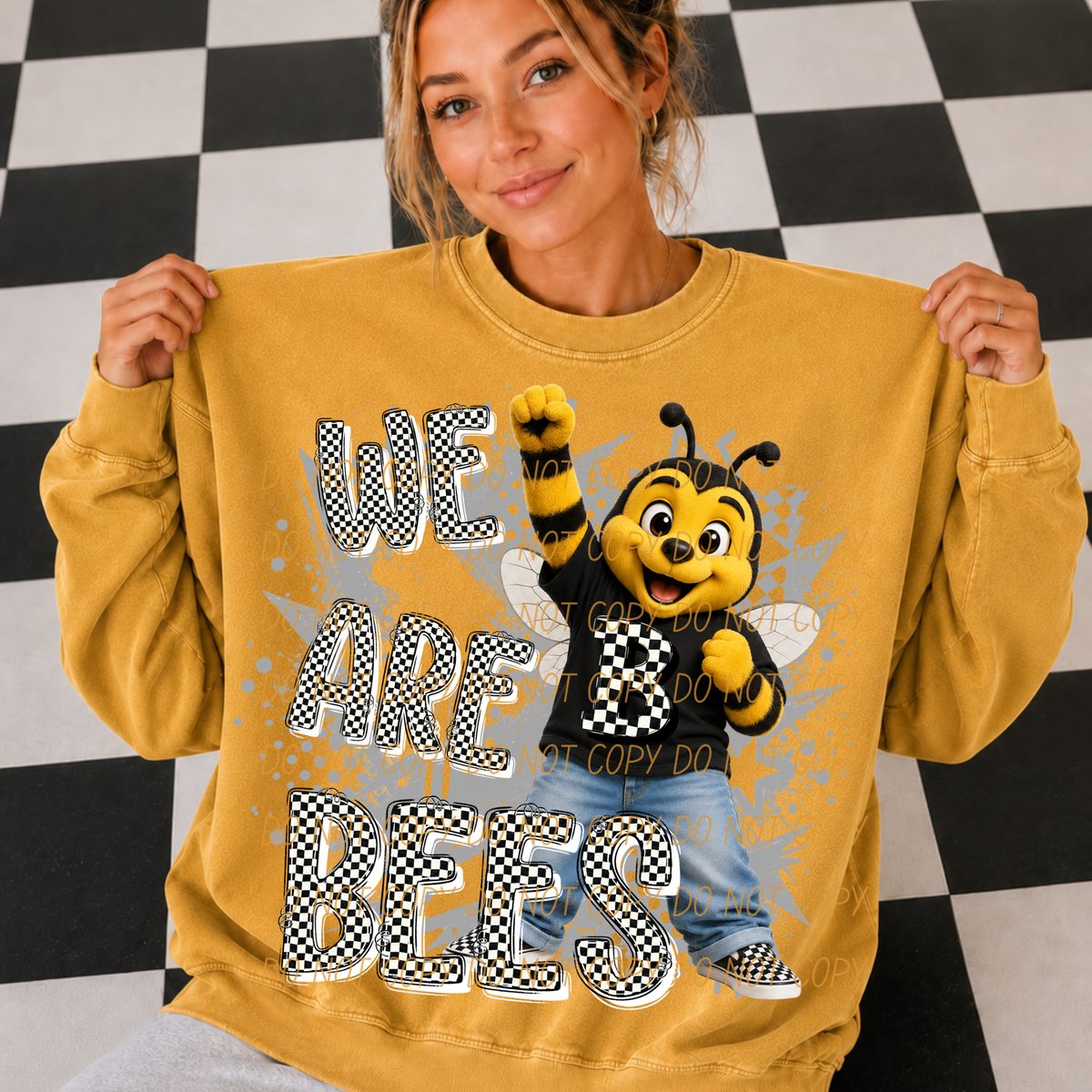 bees campus crew (city) DTF transfer