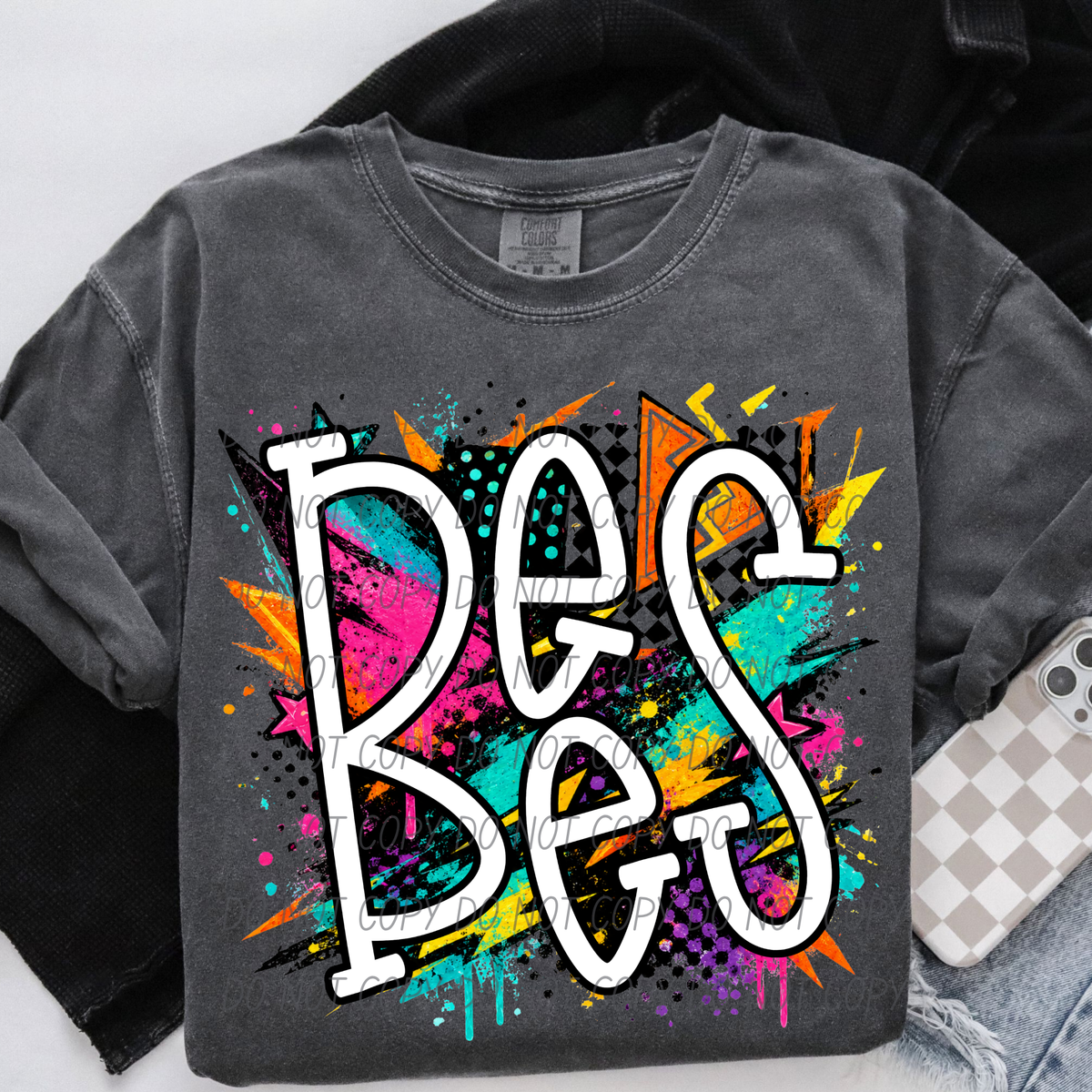 Bees totally tubular (City) DTF Transfer