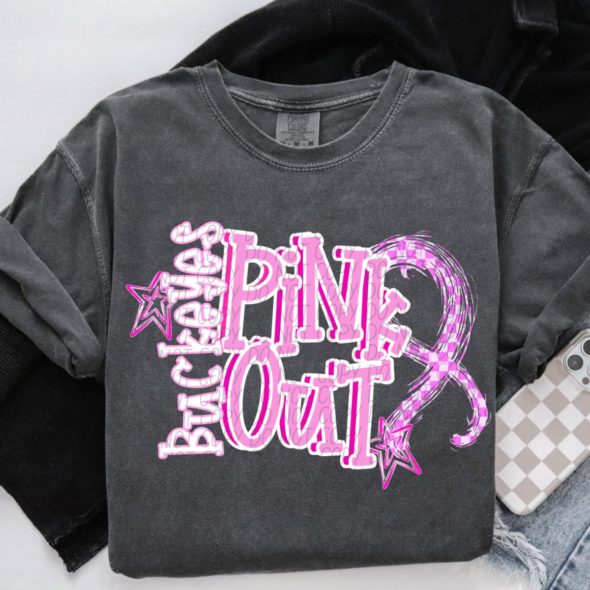 Buckeyes Pink Out (city) DTF Transfer