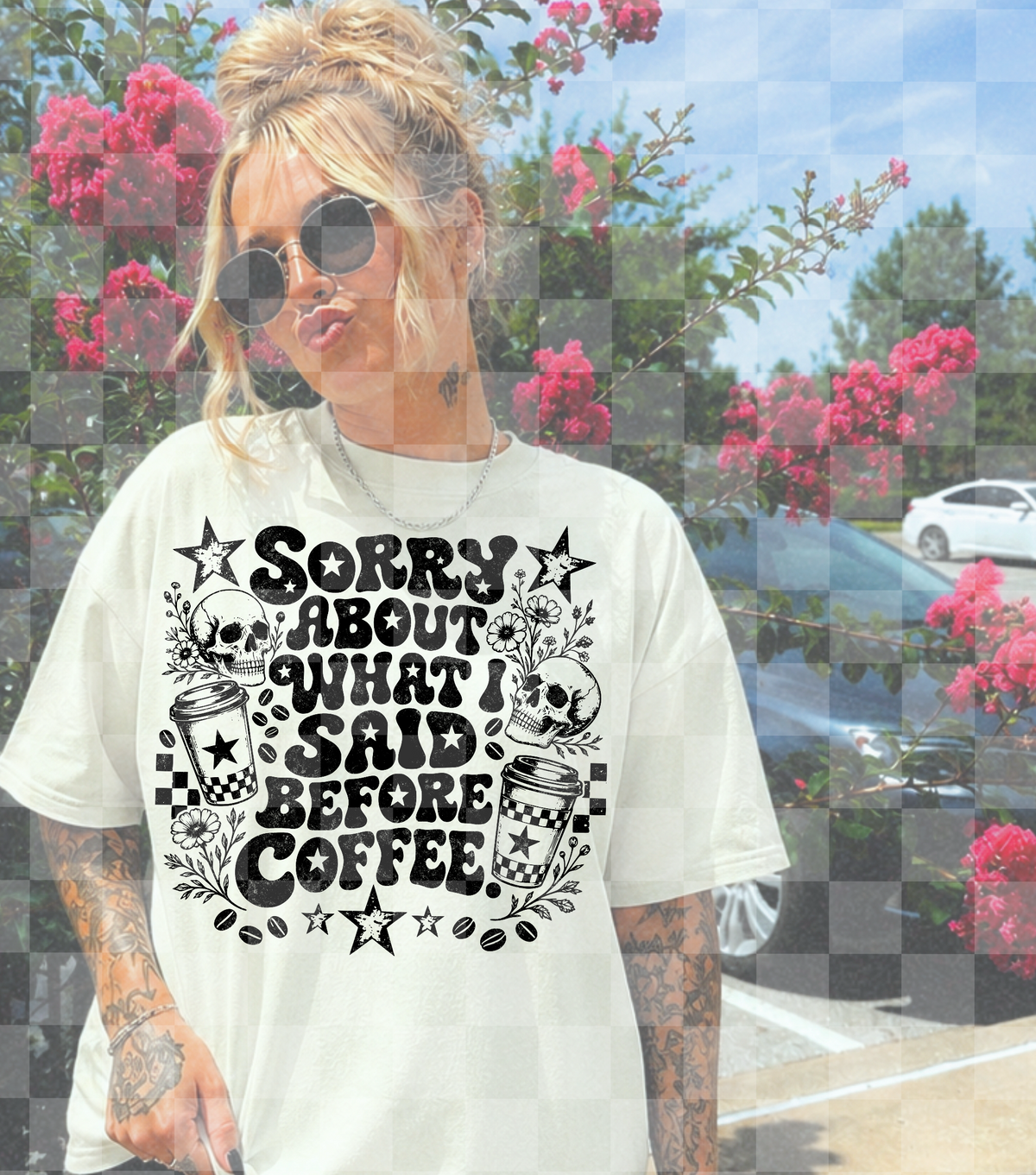 Sorry about what I said before coffee (Lyttle) DTF Transfer