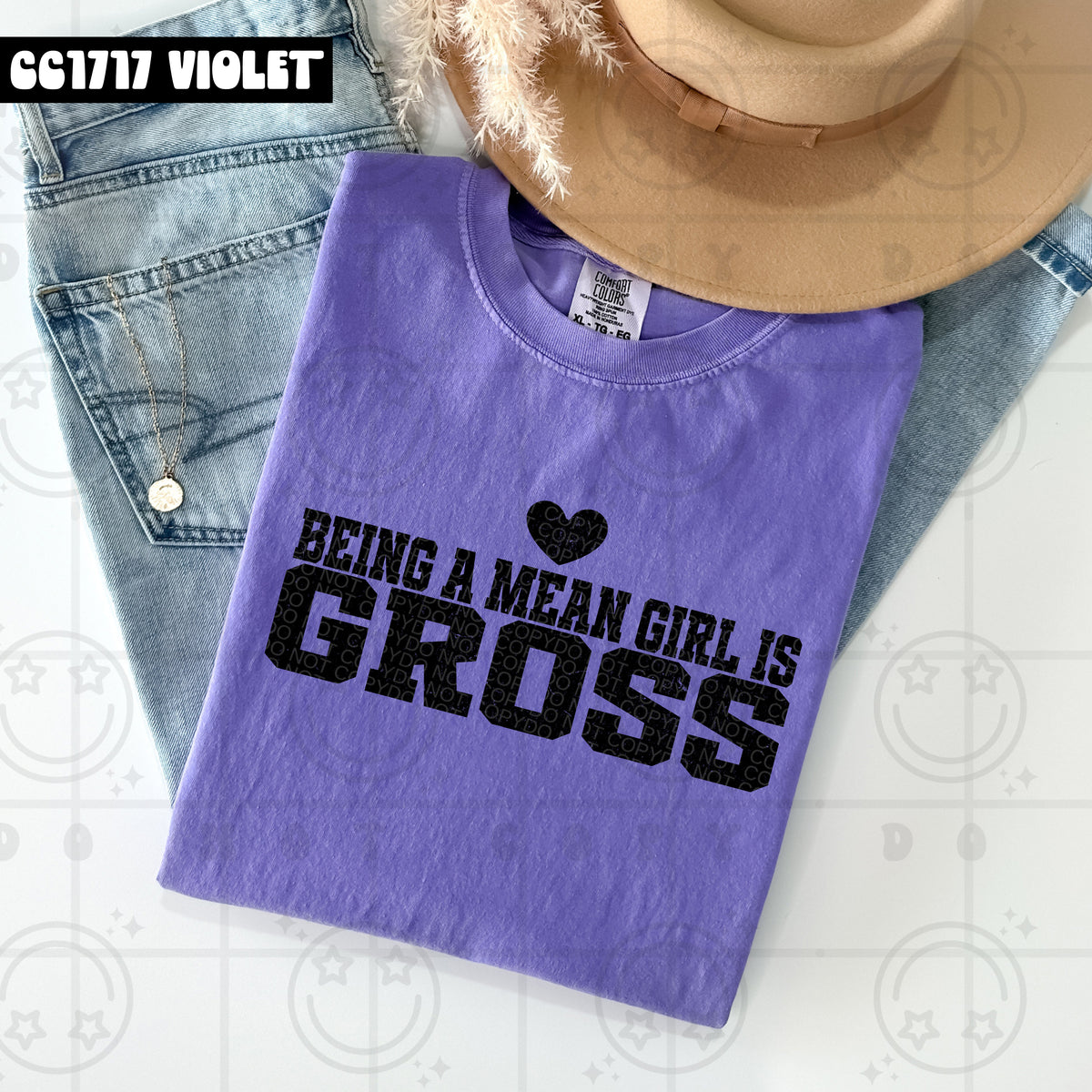 Being a mean girl is gross POCKET (HW) DTF transfer