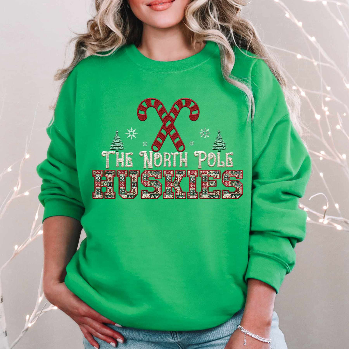 The North Pole huskies 65329 DTF transfer