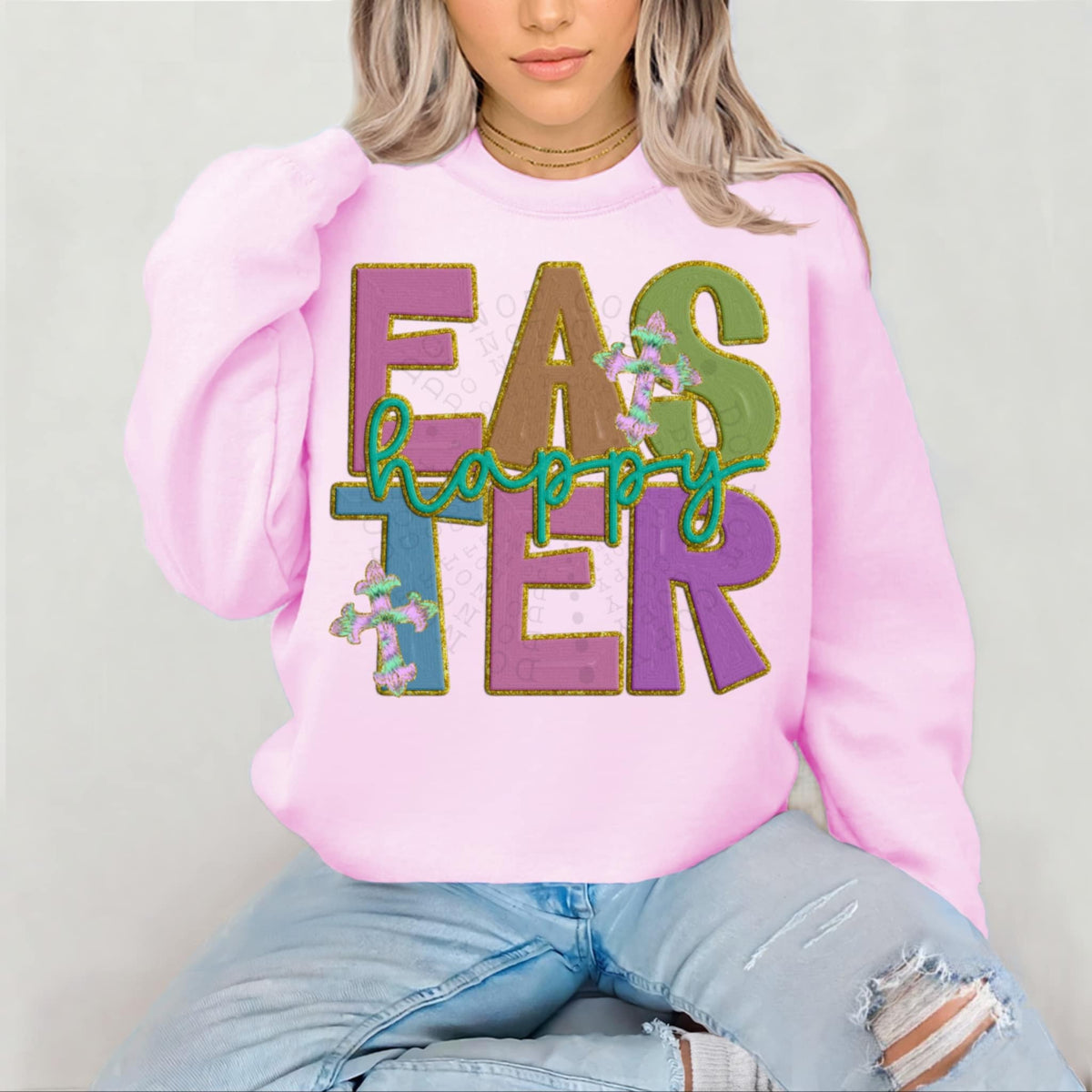 Happy easter 87204 DTF transfer