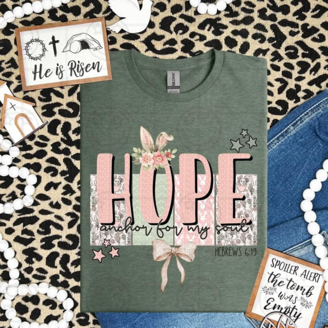 Hope anchor for my soul (HW) 92678 DTF transfer