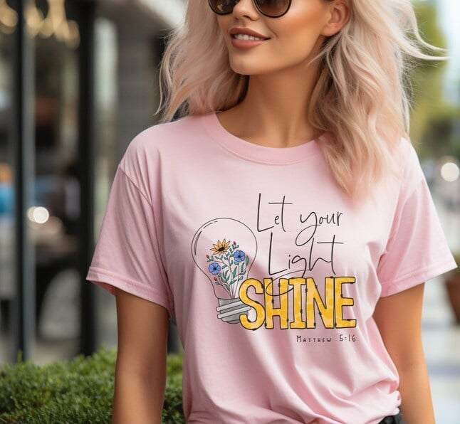 Let your light shine 64290 DTF transfer