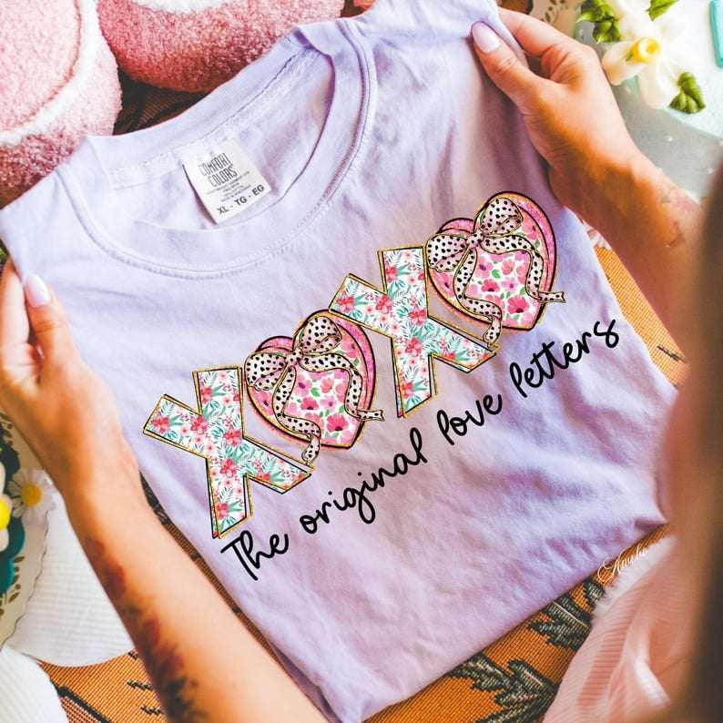 Xoxo the original love letters 75868 DTF transfer