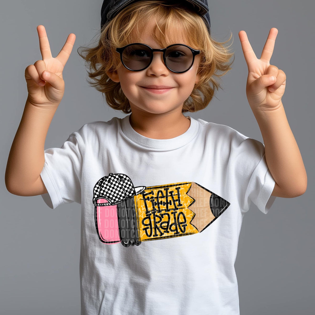 Fifth grade pencil BOY (SDD) 107452 DTF transfer