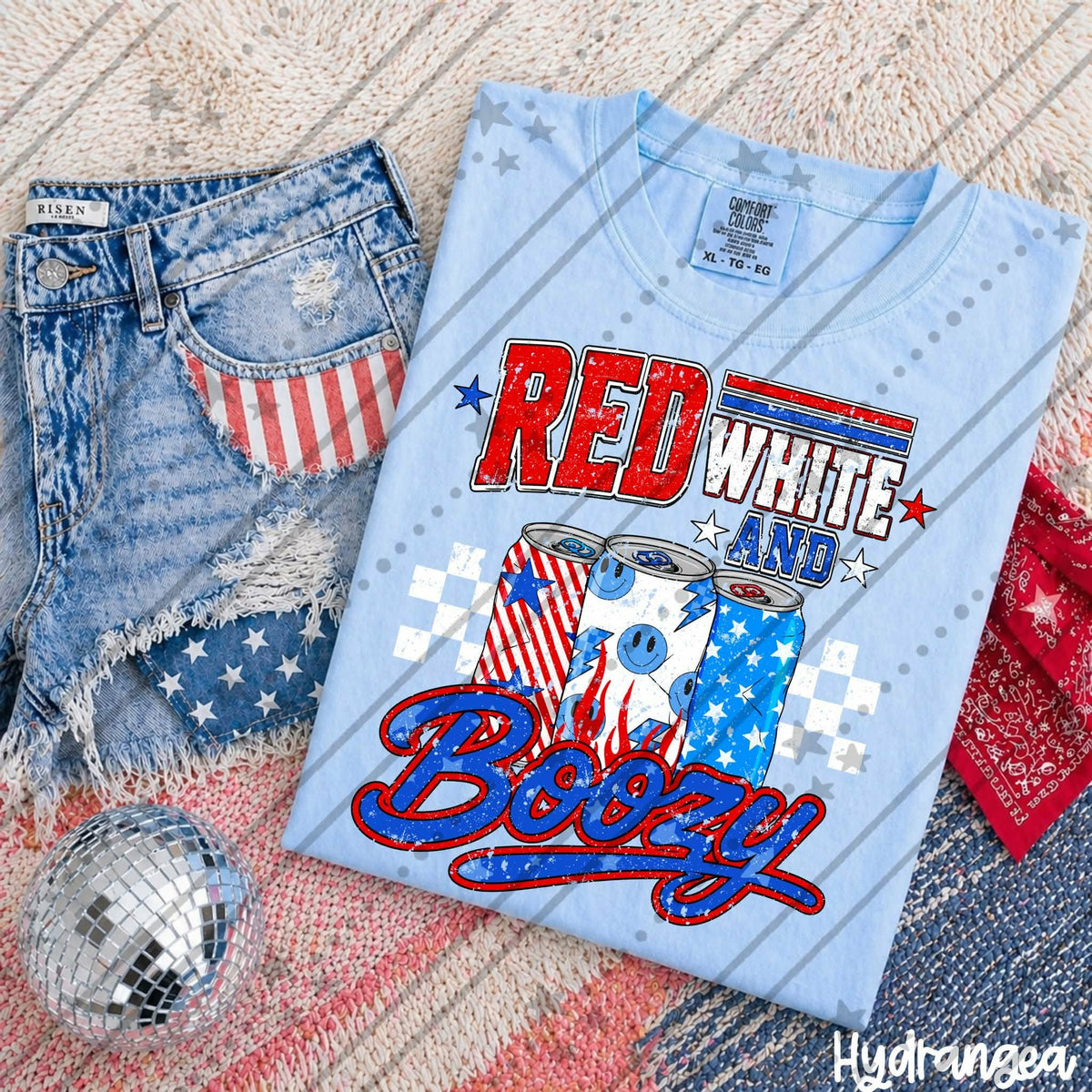 Red white and boozy (Carter) DTF Transfer
