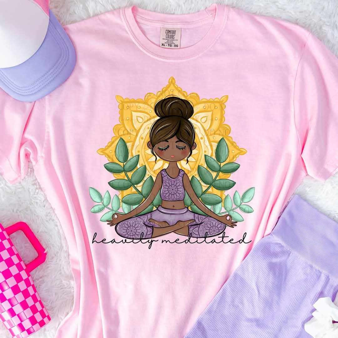Heavily meditated tan skin (ABD) 84412 DTF transfer