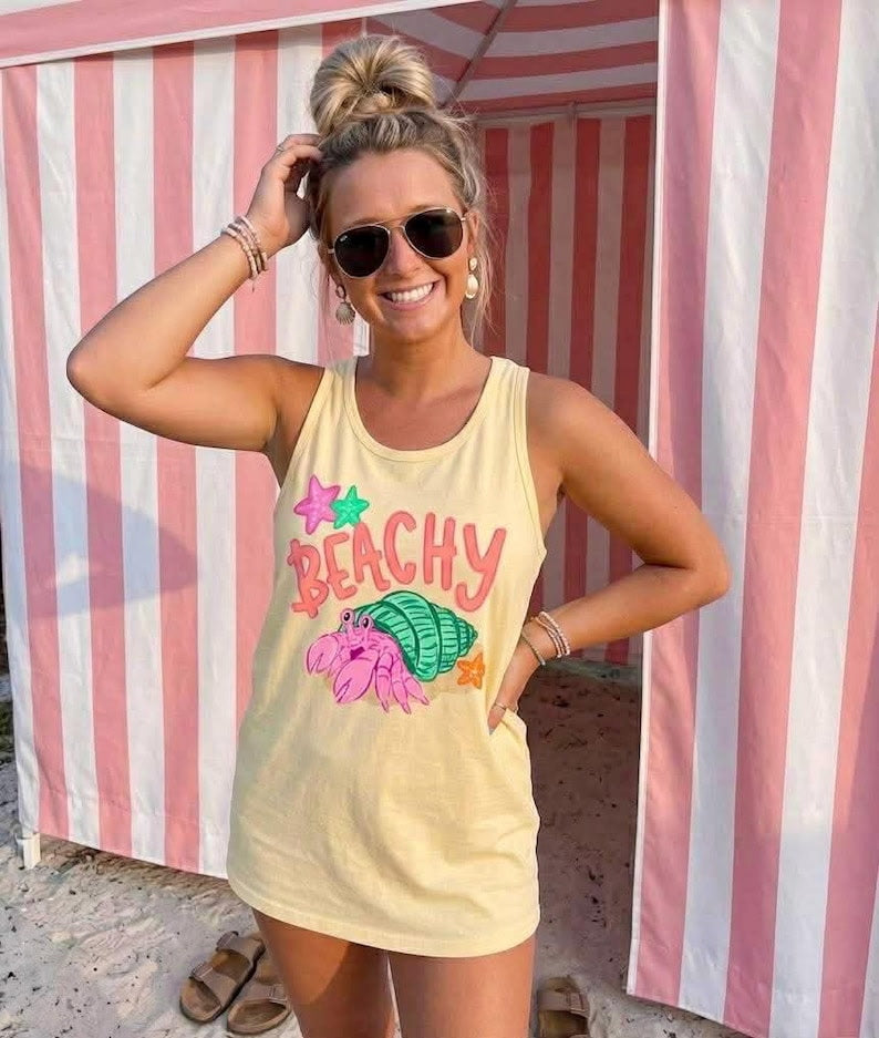 Beach hermit crab Sunday Special DTF transfer