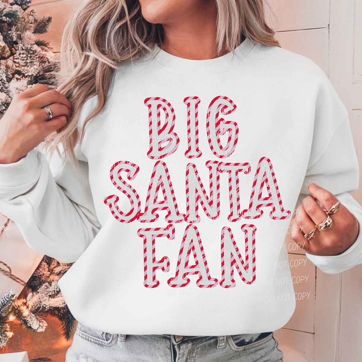 Big Santa Fan (CITY)DTF Transfer