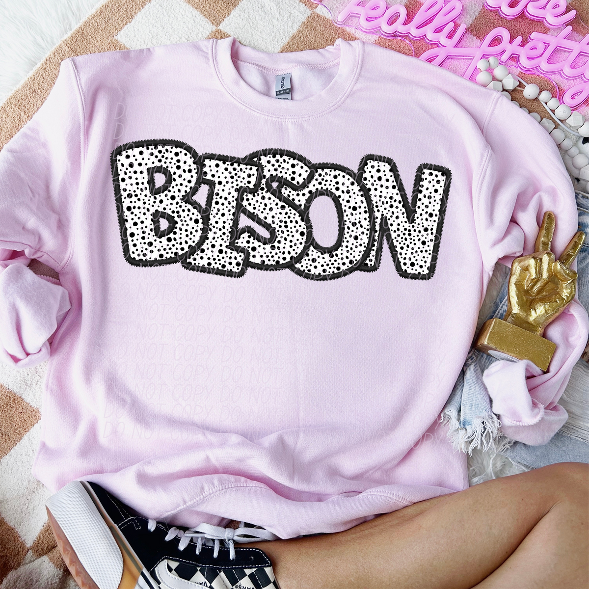 Bison Polka Dot (CITY) 66694 DTF transfer