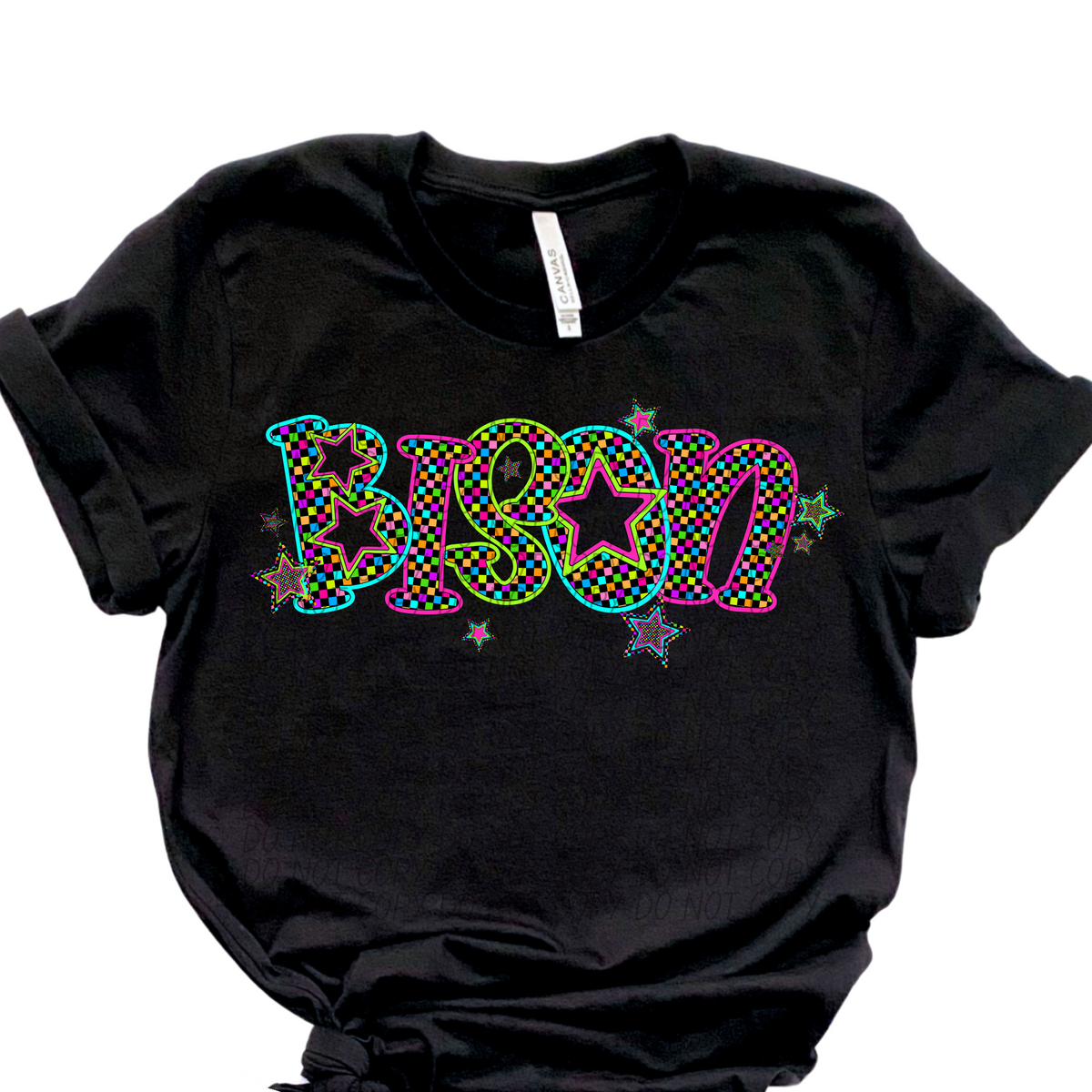 Bisons Neon Stars (City) 100765 DTF transfer
