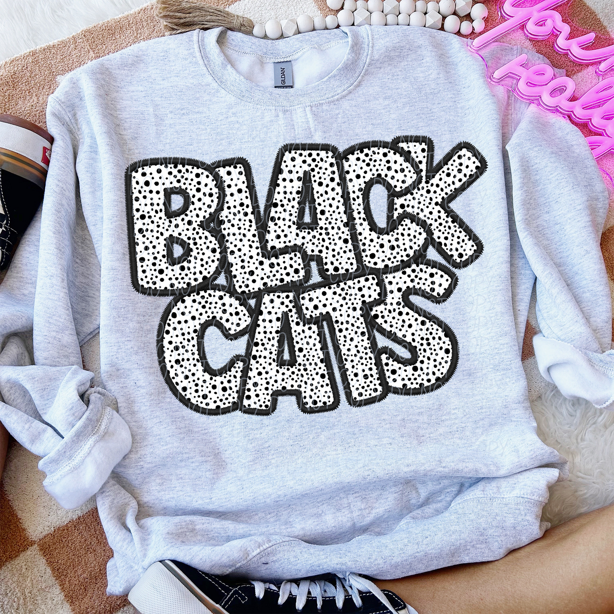 Blackcats Polka Dot (CITY) 66695 DTF transfer