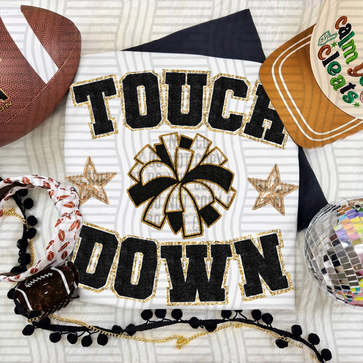 Black-Touch Down POM (Caplinger) DTF Transfer