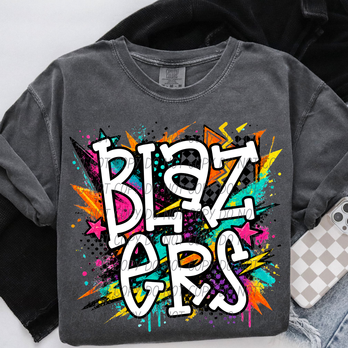 Blazers totally tubular (City) DTF Transfer
