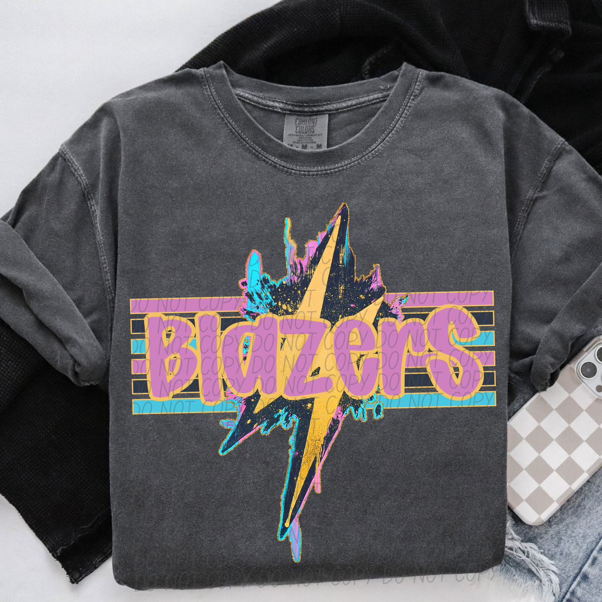 Blazers Geode Bolt (CITY) DTF transfer
