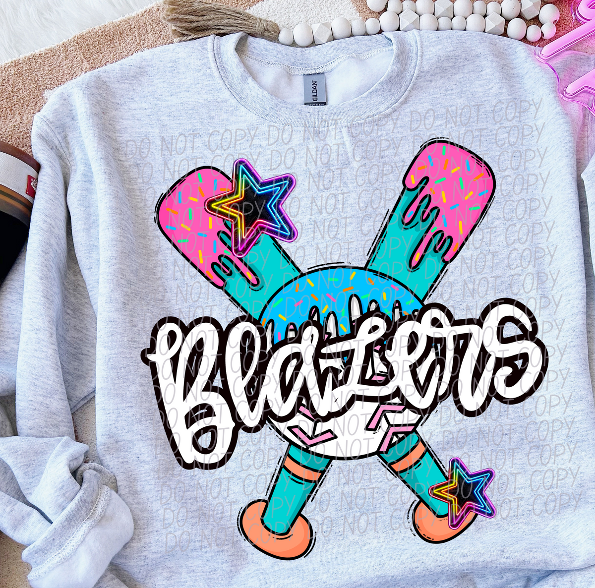 Dripping baseball Blazers (CITY) DTF transfer