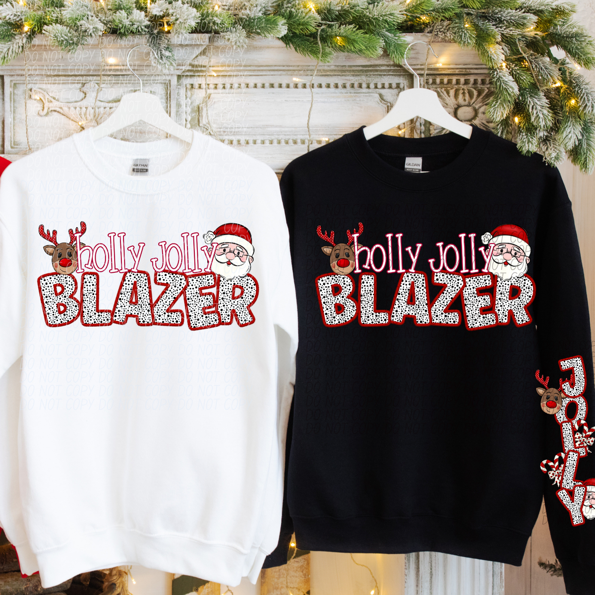 Blazer Holly Jolly (City) DTF transfer