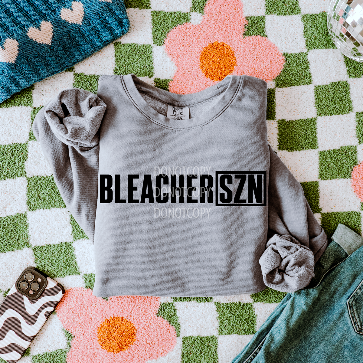 Bleacher SZN black (CSG) DTF Transfer
