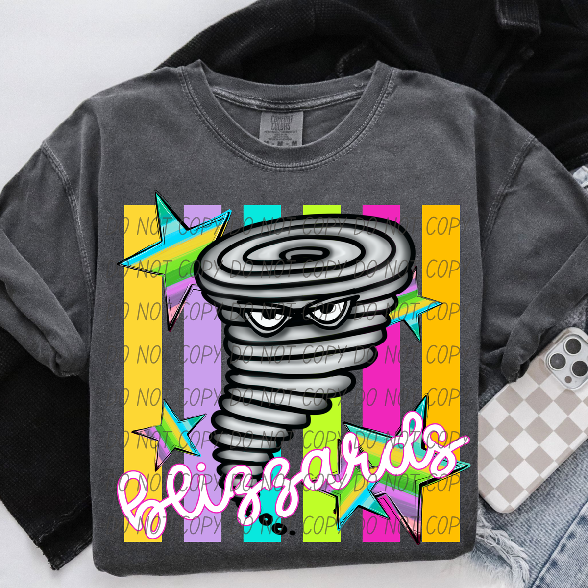 Blizzards Neon strip mascot (City) DTF Transfer