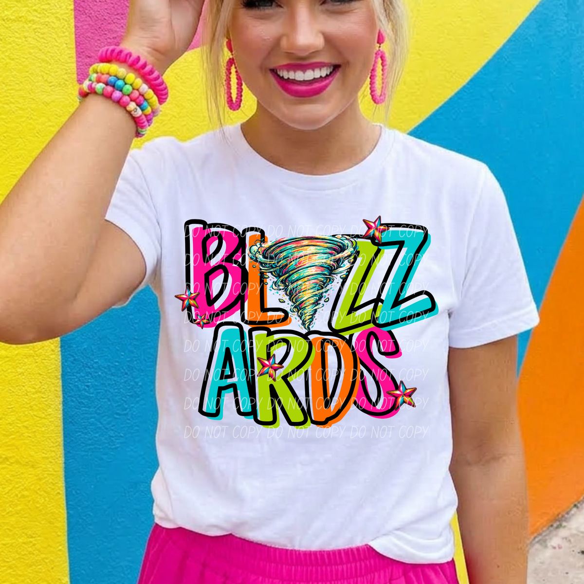 Blizzards Friday night neon (City) DTF Transfer