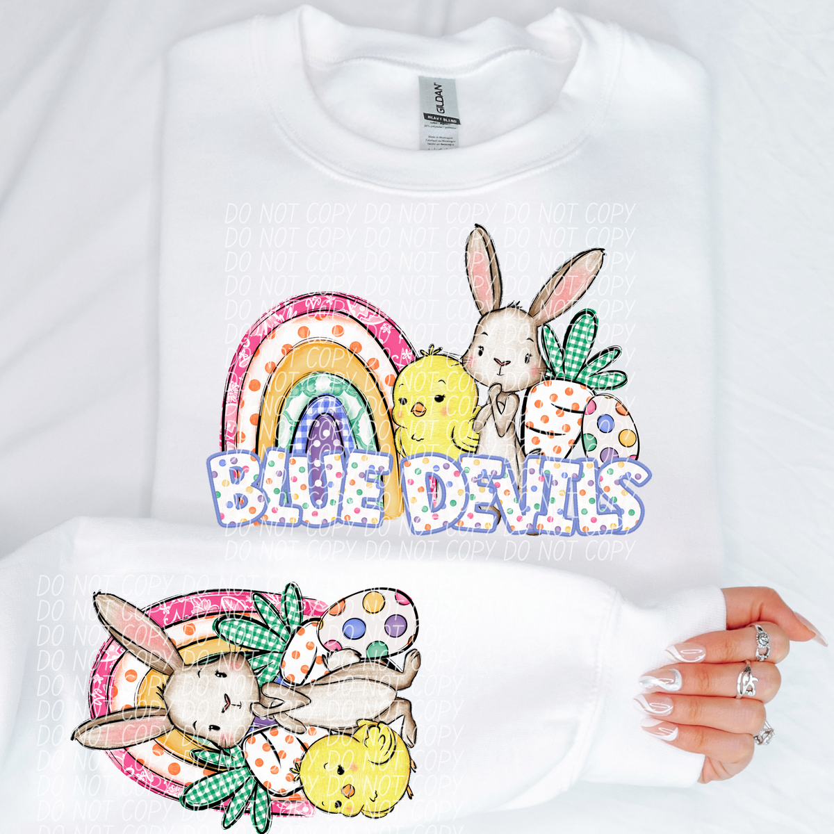 Easter Blue Devils (CITY) DTF transfer