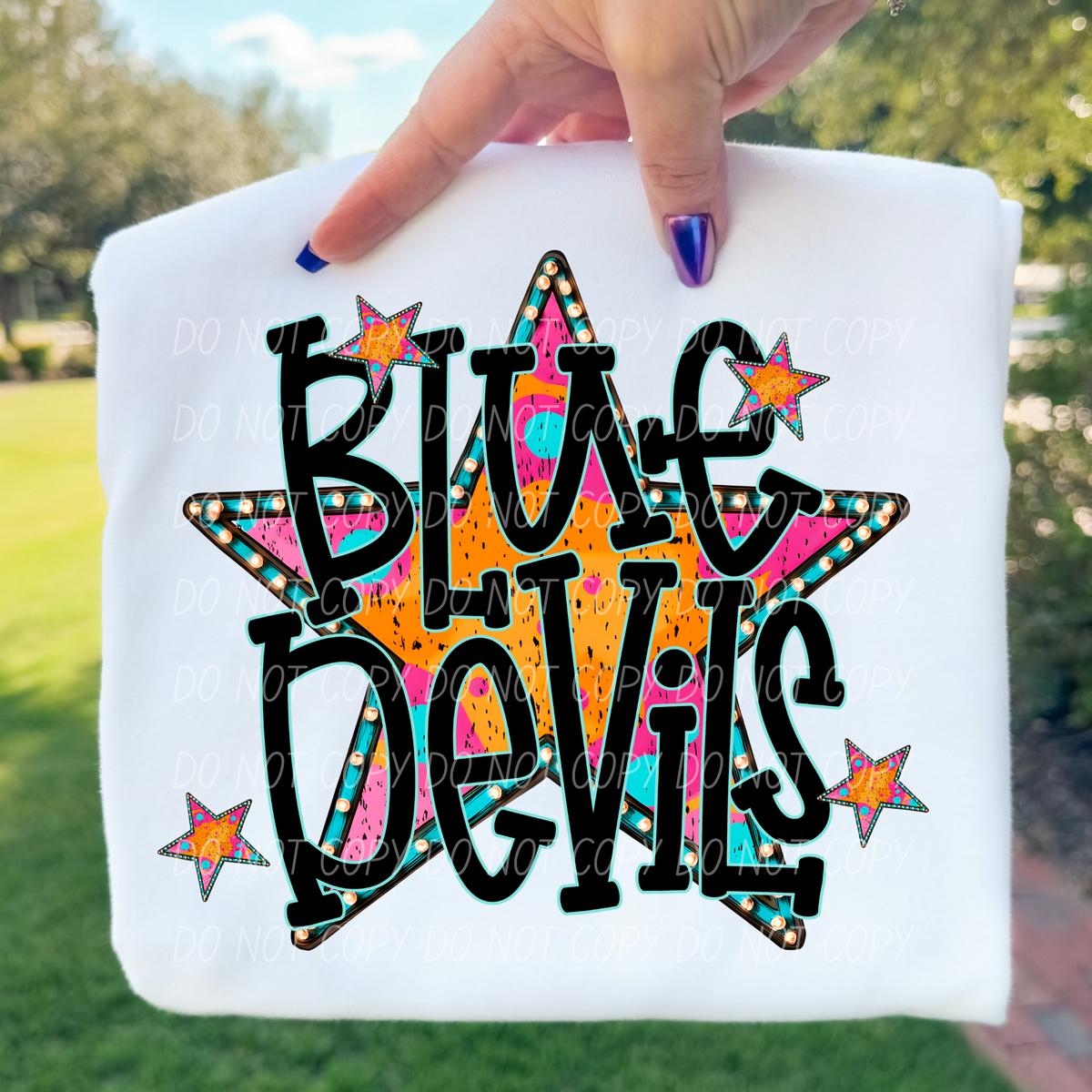 Blue Devils Walk of Fame (City) DTF Transfer
