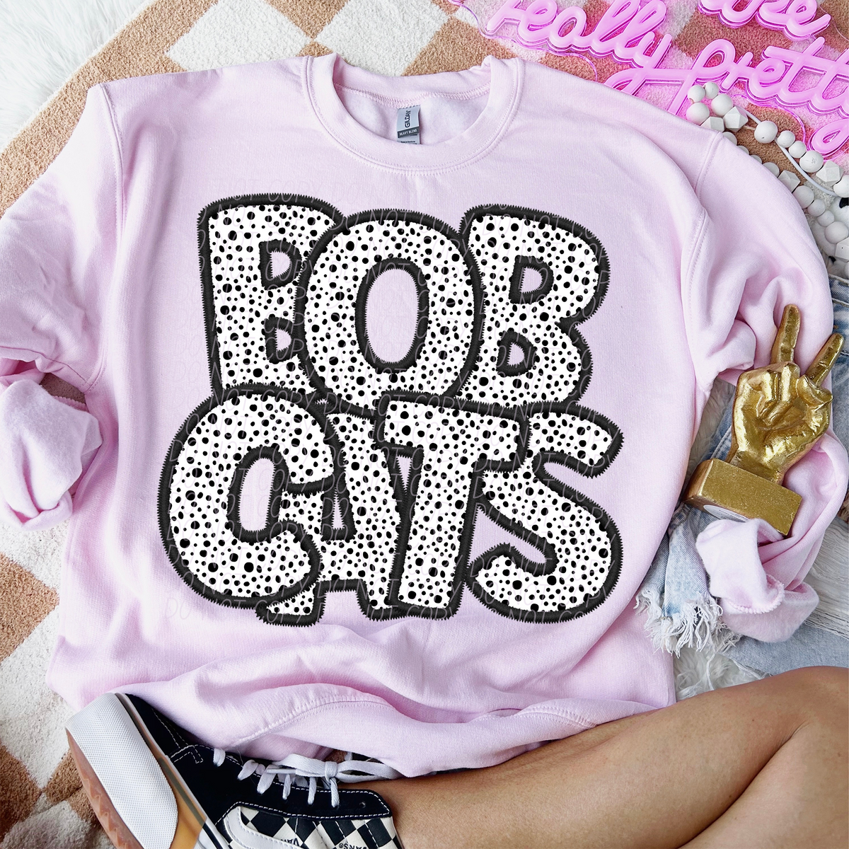 Bobcats Polka Dot (CITY) 66700 DTF transfer