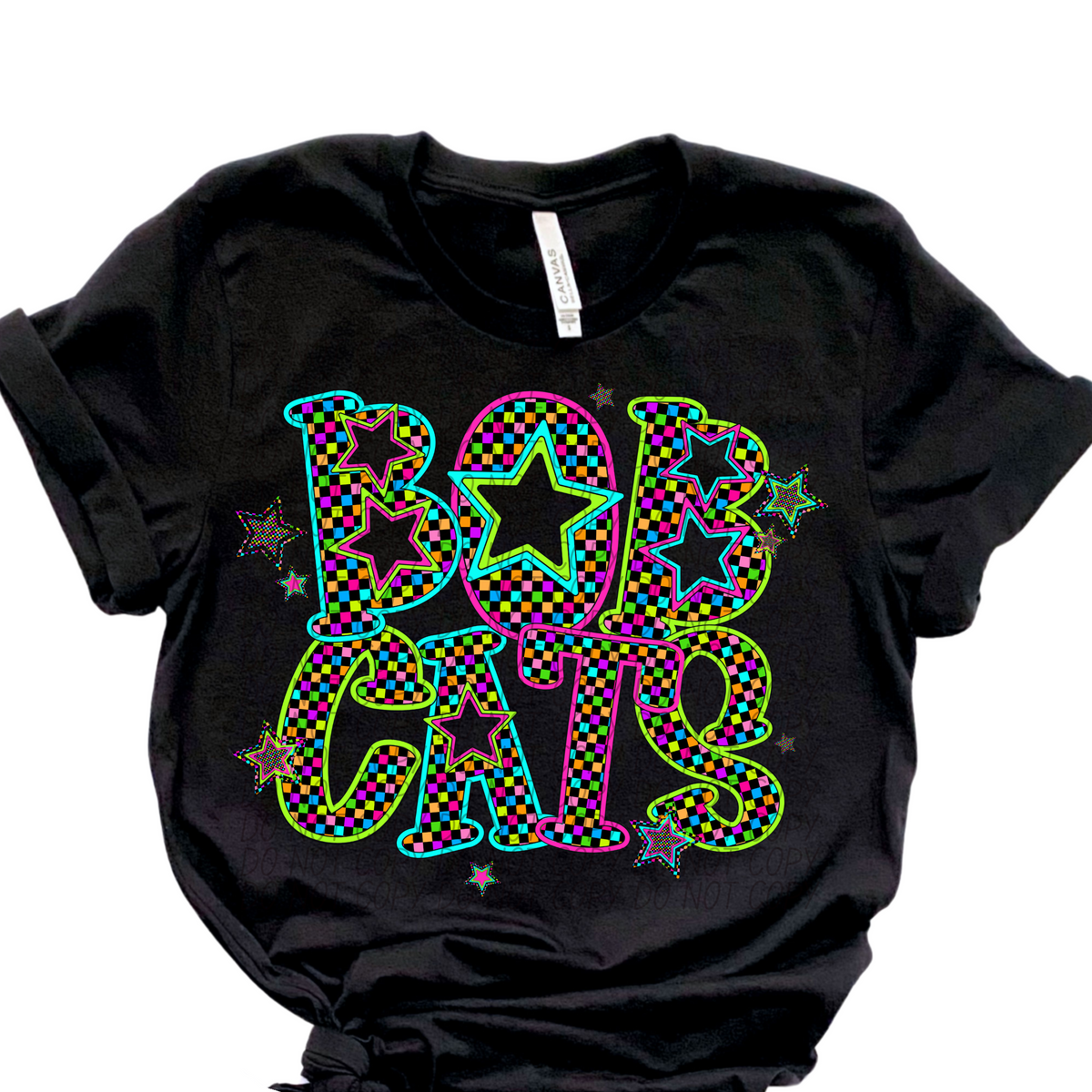 Bobcats Neon Stars (City) 102384 DTF transfer