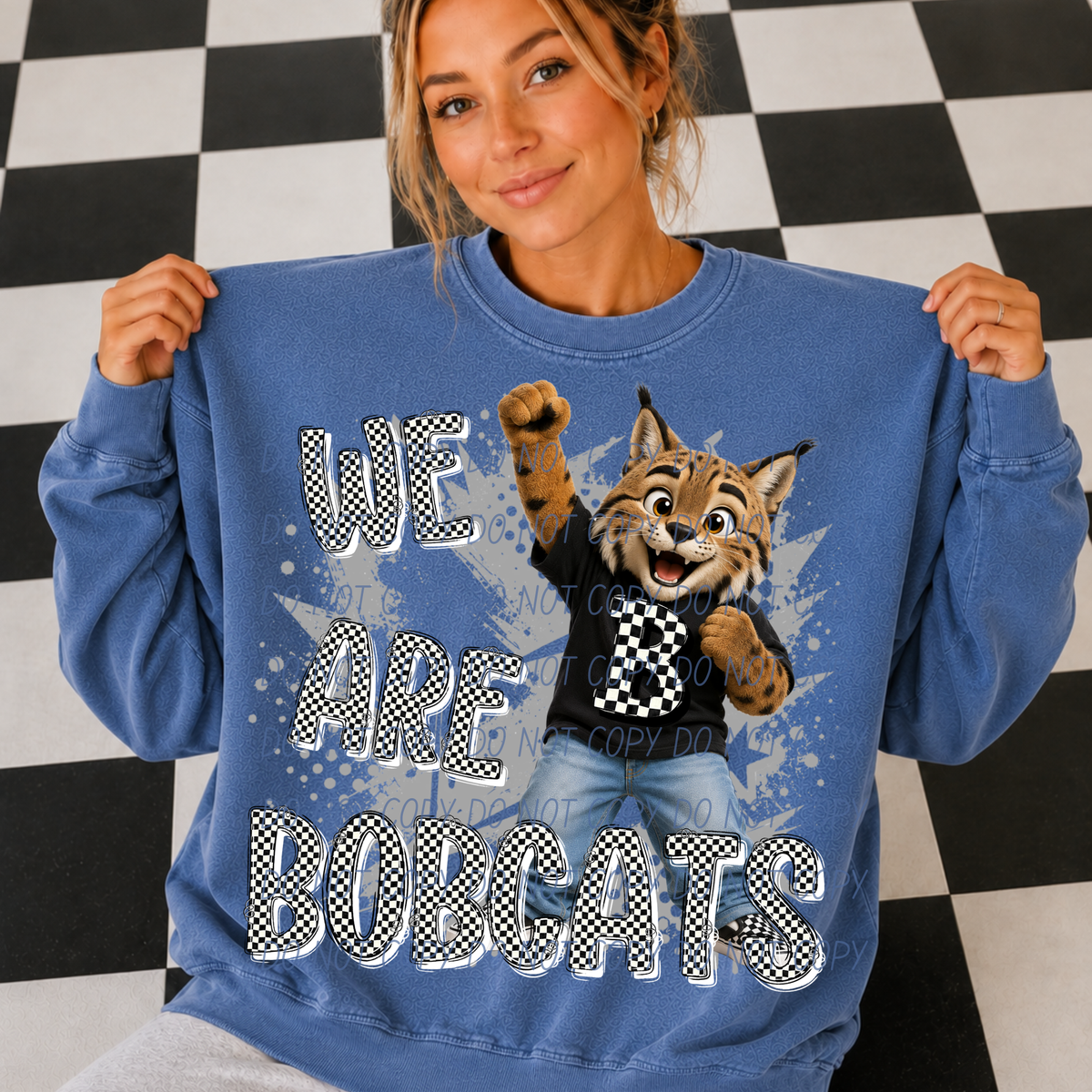 bobcats campus crew (city) DTF transfer
