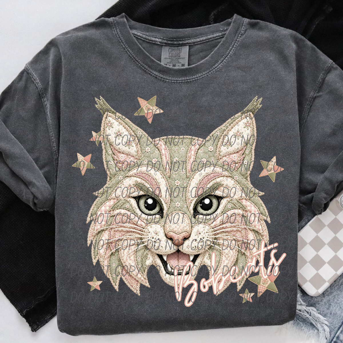 Bobcats meemaw mascot (City) DTF Transfer