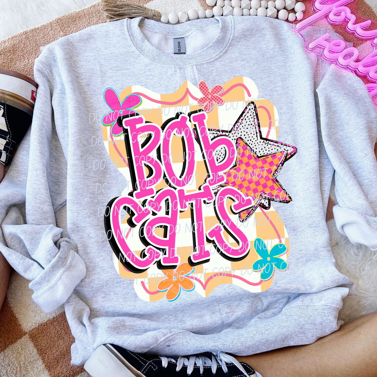 bobcats petal power (city) DTF Transfer
