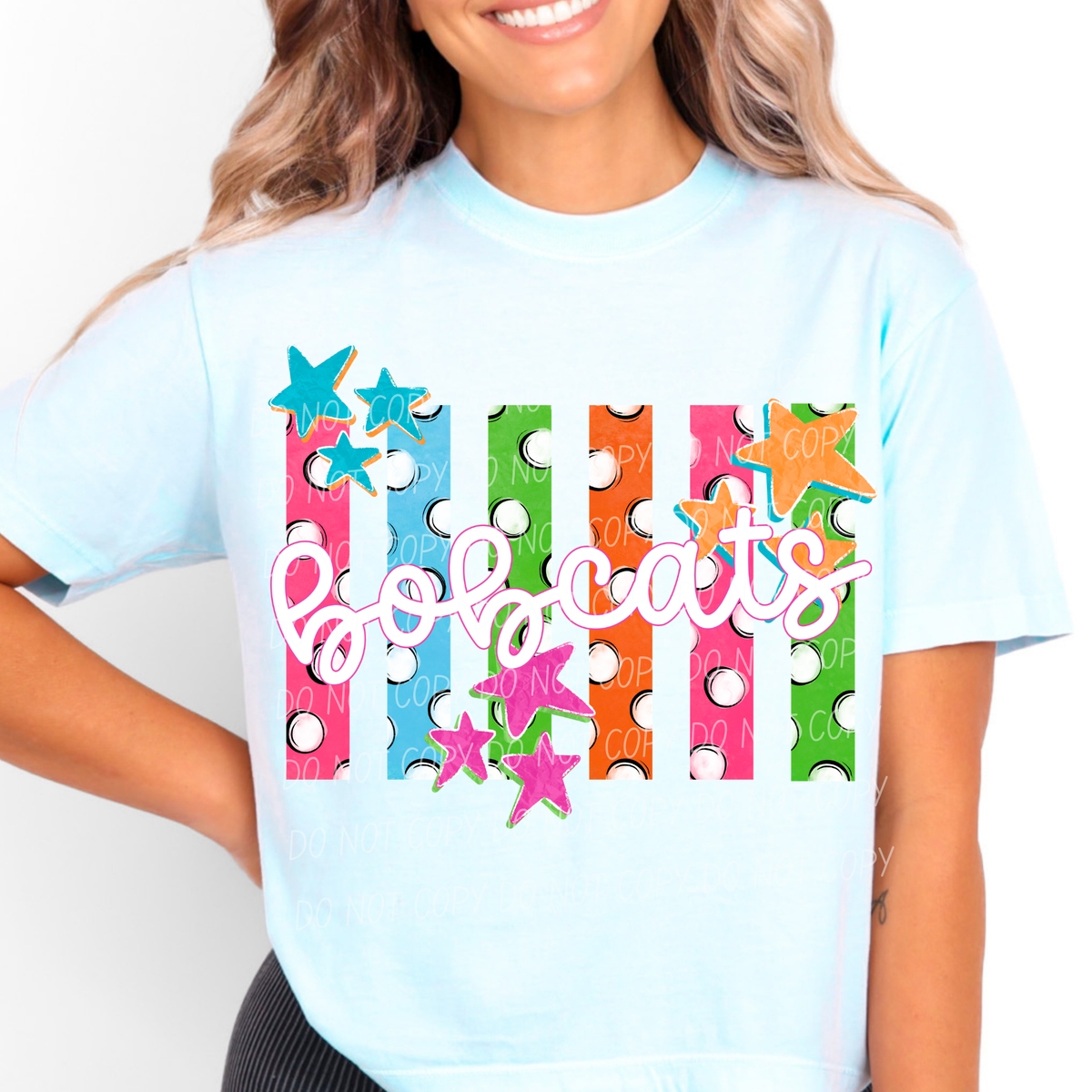 bobcats polkadot pride (city) DTF Transfer