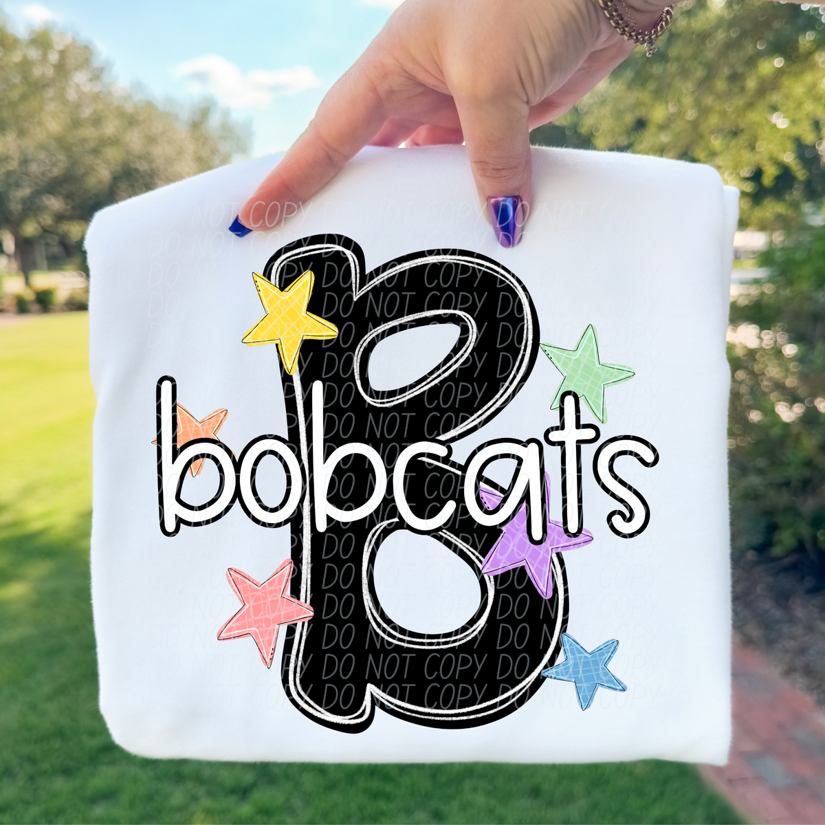 Bobcats star Mascots (CITY) DTF transfer