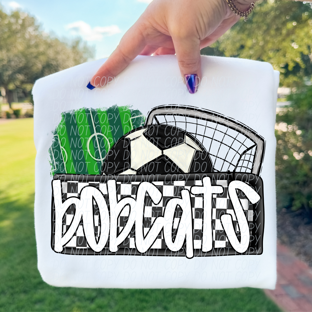 Soccer Bobcats (City) DTF transfer