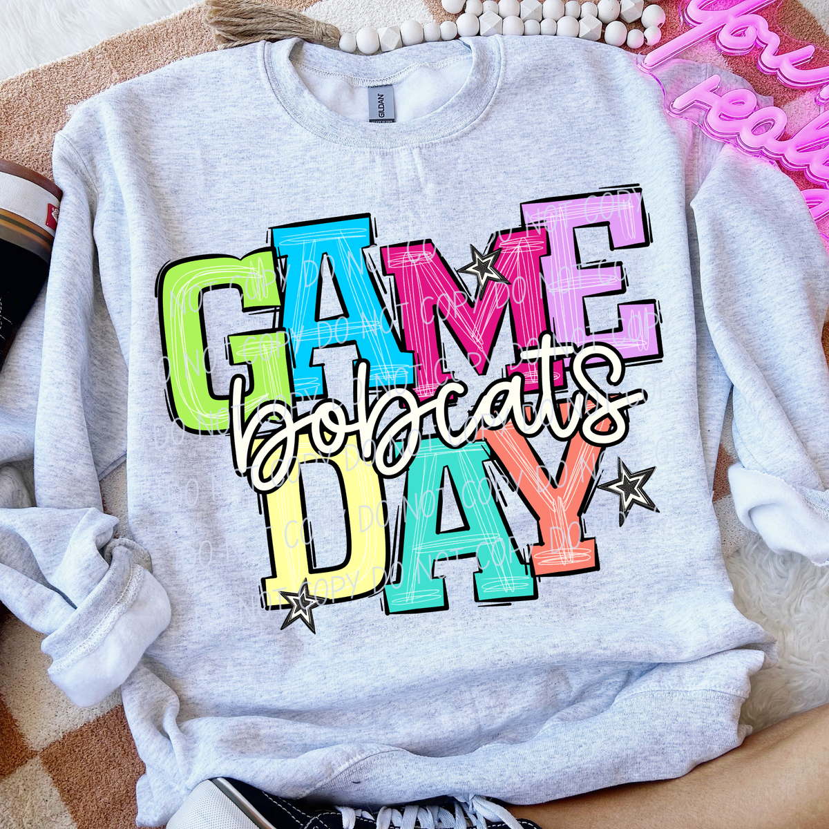 Bobcats-Preppy Game Day (City) DTF Transfer