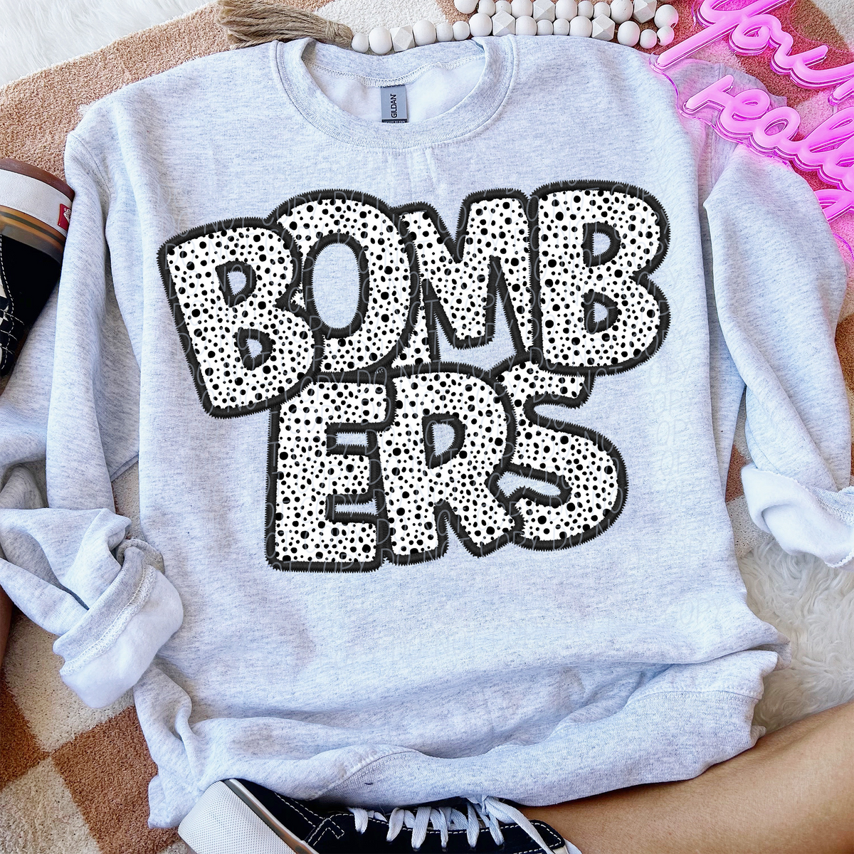 Bombers Polka Dot (CITY) 66703 DTF transfer