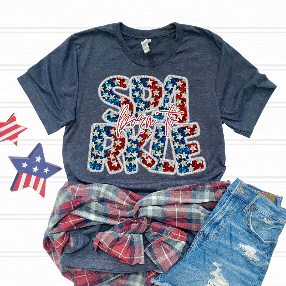 Born to sparkle (CITY) DTF transfer