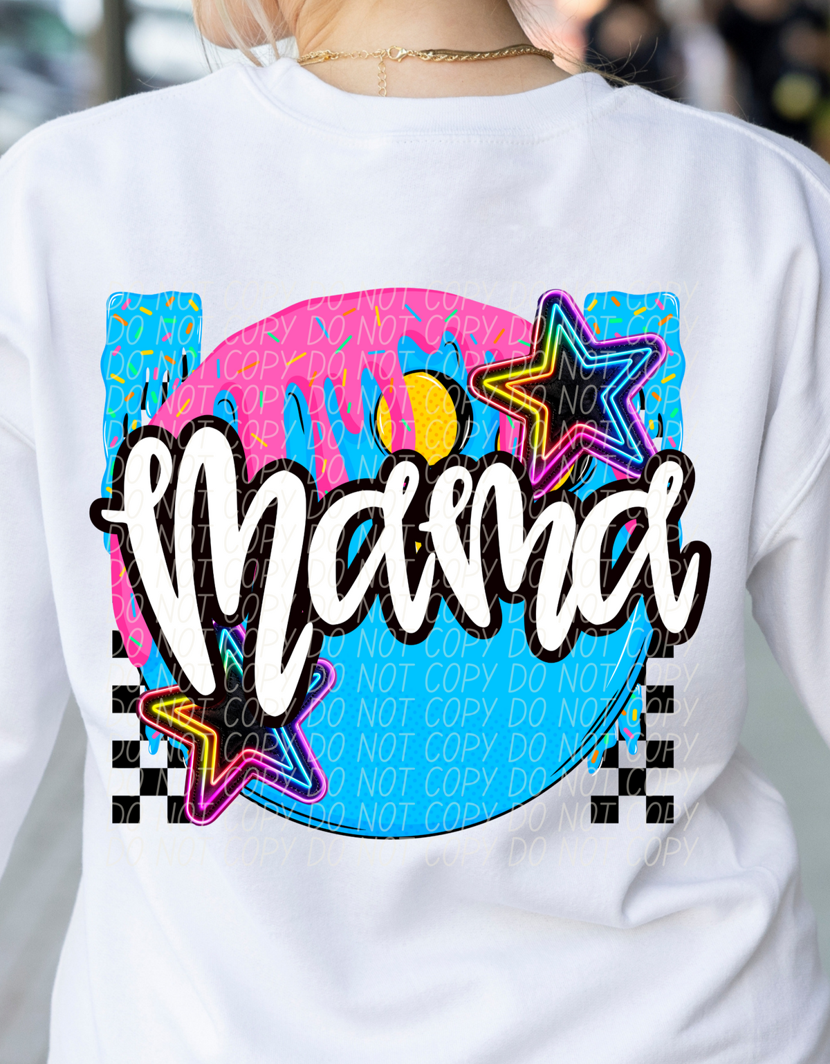 Bowling Mama Drip BACK PRINT (CITY) DTF transfer