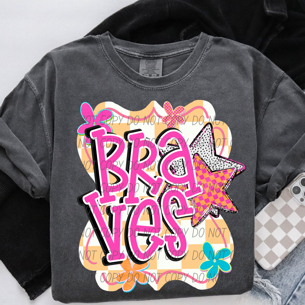 braves petal power (city) DTF Transfer
