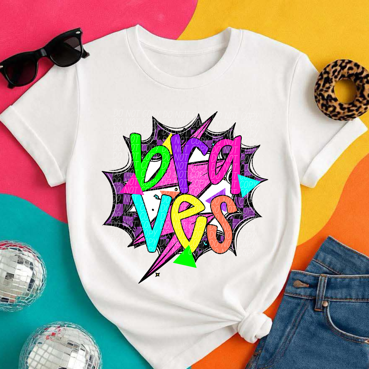 Braves 80's Hero Mascots (City) DTF transfer