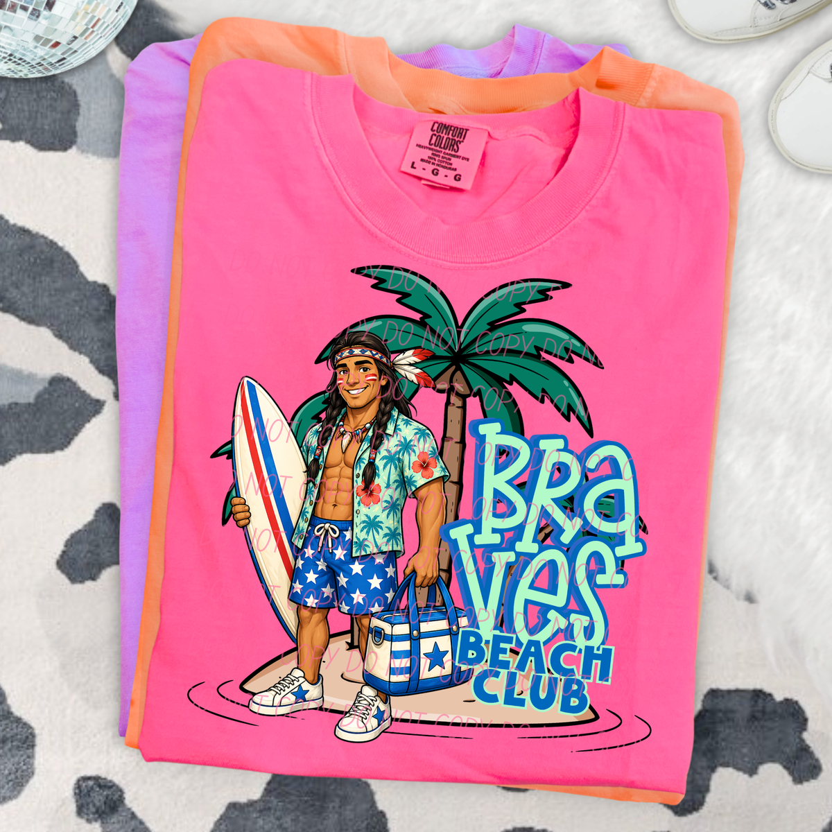 braves beach club (city) DTF transfer