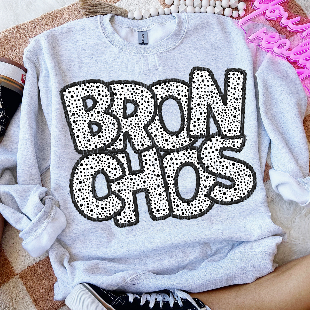 Bronchos Polka Dot (CITY) 66706 DTF transfer