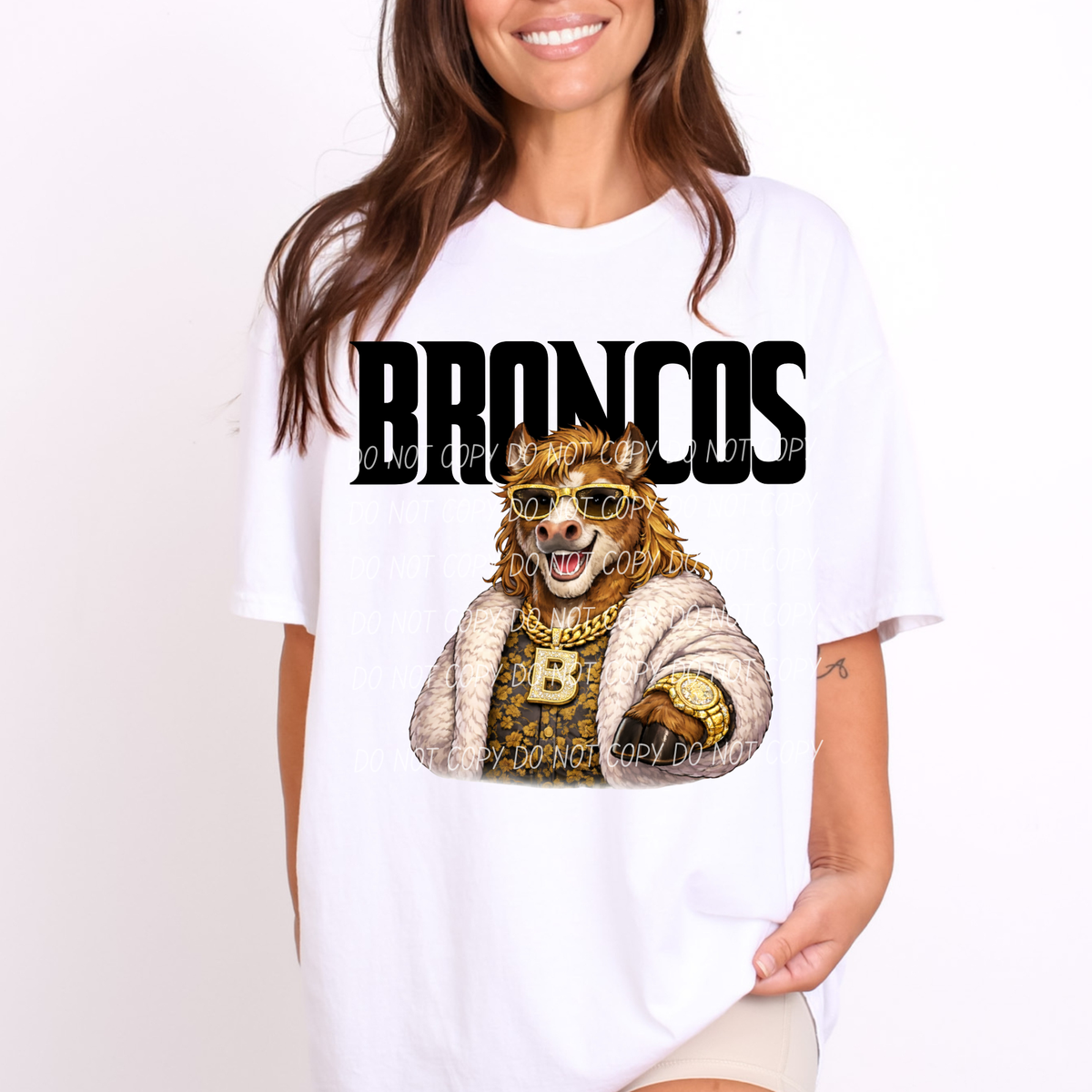 Broncos brown swag (City) DTF Transfer