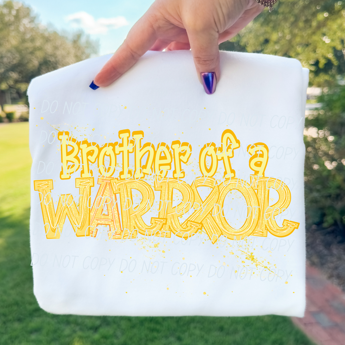 Bother of a warrior YELLOW (CITY) DTF Transfer